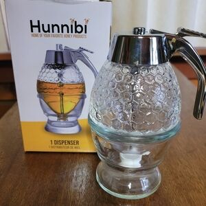 Glass Honey Dispenser with Molded Lid (114)